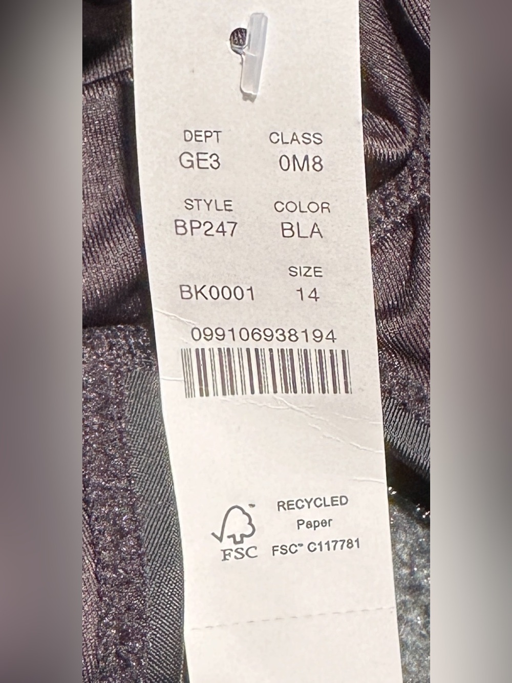 NWT J. Crew Women’s Black V-Neck Ruffle Hem Swimdress Size 14 - Picture 9 of 15